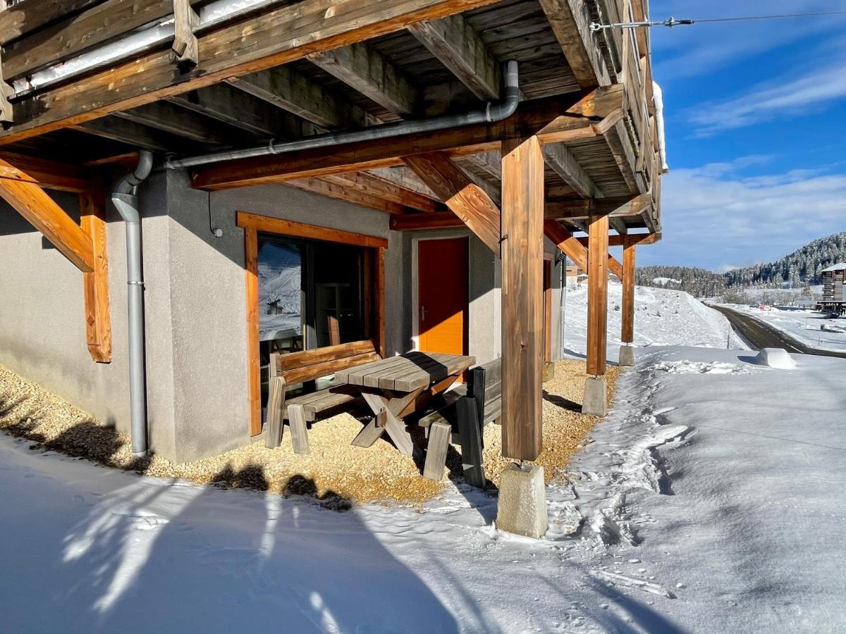 Gite Avec Terrasse Et Belle Vue - Chaletnelda Com Lamoura Εξωτερικό φωτογραφία