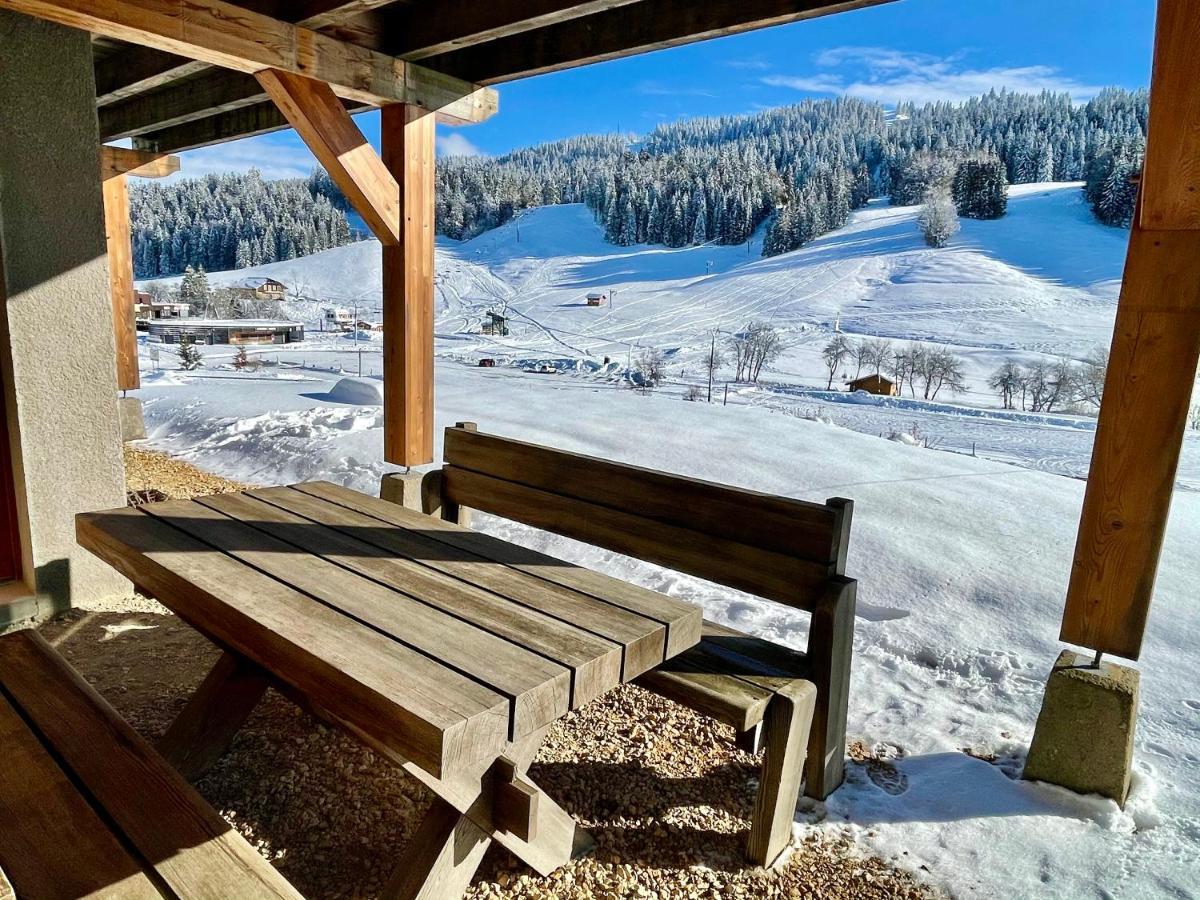 Gite Avec Terrasse Et Belle Vue - Chaletnelda Com Lamoura Εξωτερικό φωτογραφία