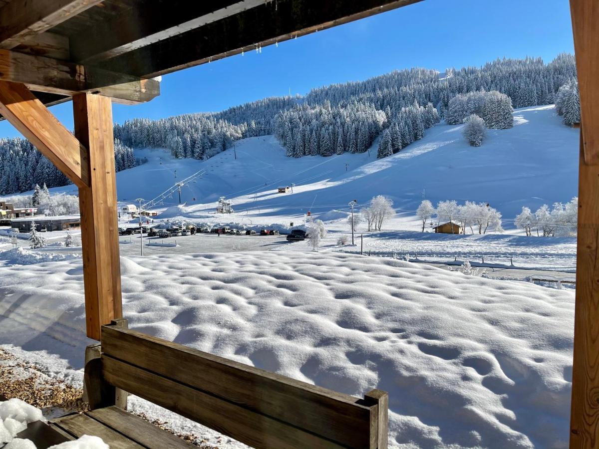 Gite Avec Terrasse Et Belle Vue - Chaletnelda Com Lamoura Εξωτερικό φωτογραφία