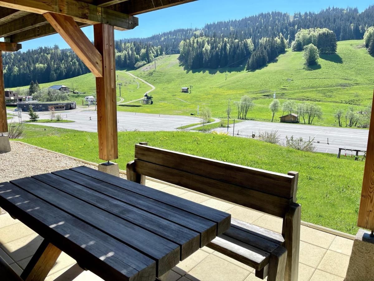 Gite Avec Terrasse Et Belle Vue - Chaletnelda Com Lamoura Εξωτερικό φωτογραφία