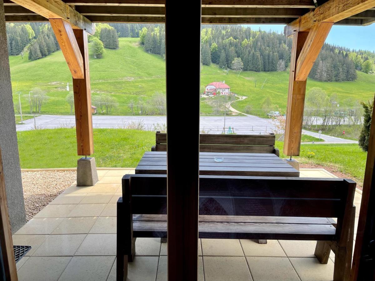 Gite Avec Terrasse Et Belle Vue - Chaletnelda Com Lamoura Εξωτερικό φωτογραφία