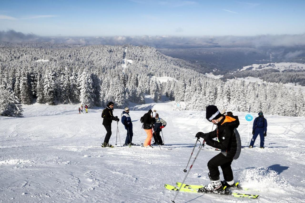 Gite Avec Terrasse Et Belle Vue - Chaletnelda Com Lamoura Εξωτερικό φωτογραφία